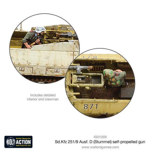 Bolt Action Sd. Kfz 251/9 Stummel Half-Track Warlord Games