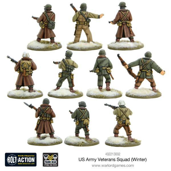 Bolt Action: US Army Veterans Squad (Winter) - Cipolla Hobbies
