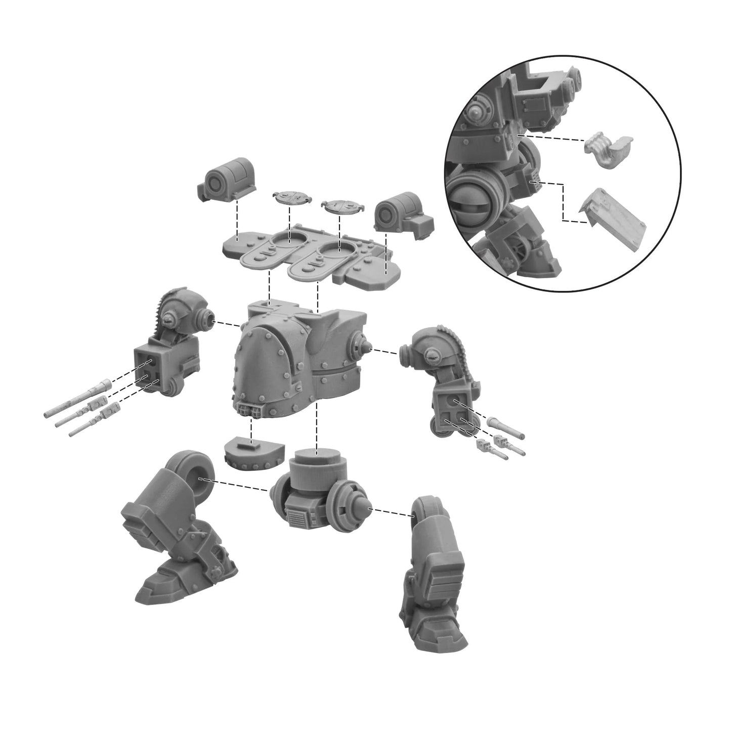 Konflikt '47 M9A2 Kodiak Close Assault Walker Warlord Games