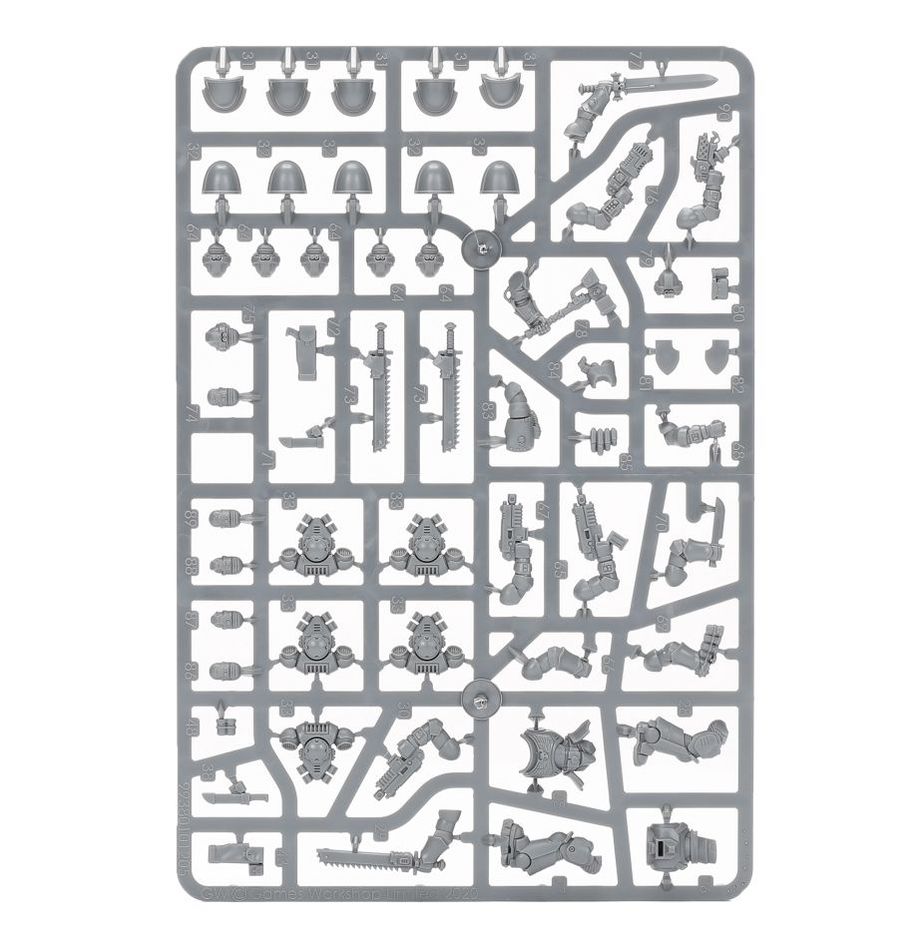 40k Space Marines Assault Intercessors Bits Sprue A - Cipolla Hobbies