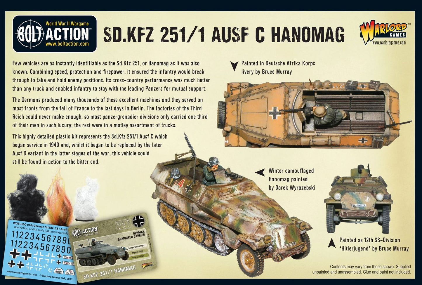 Cipolla Hobbies - - Bolt Action: Sd.Kfz 251/1 Ausf C Hanomag Half-Track