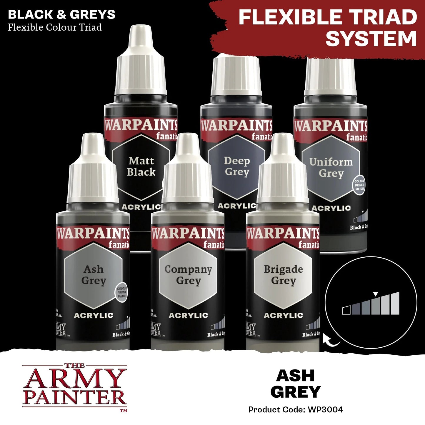 Warpaints Fanatic Ash Grey The Army Painter