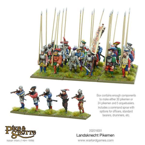 Pike & Shotte: Landsknechts Pikemen - Cipolla Hobbies