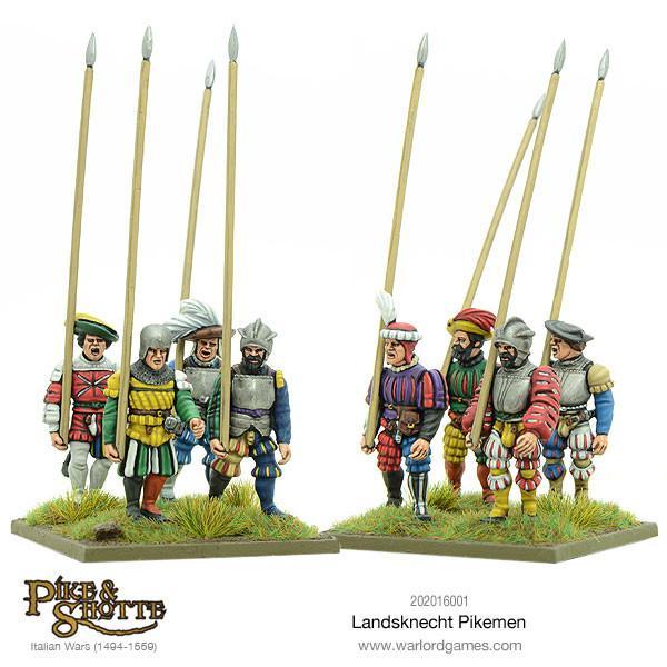 Pike & Shotte: Landsknechts Pikemen - Cipolla Hobbies