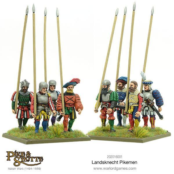 Pike & Shotte: Landsknechts Pikemen - Cipolla Hobbies