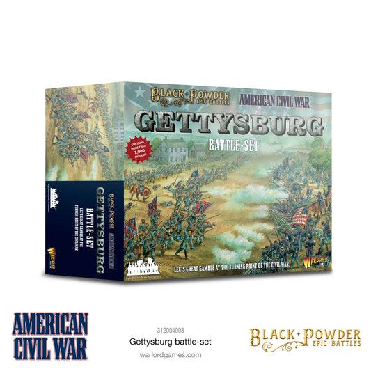 Black Powder Epic Battles American Civil War Gettysburg Battle Set - Cipolla Hobbies