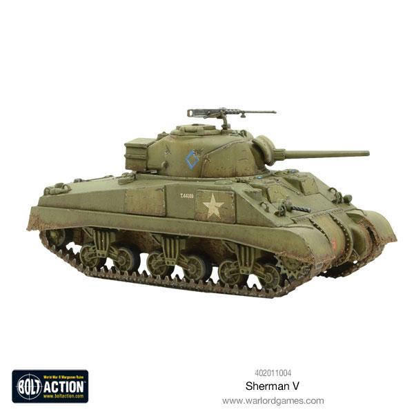 Bolt Action Sherman V Medium Tank Warlord Games