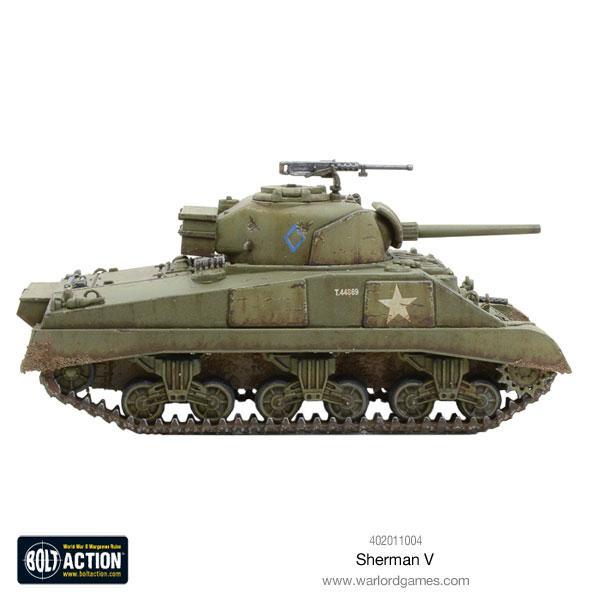 Bolt Action Sherman V Medium Tank Warlord Games