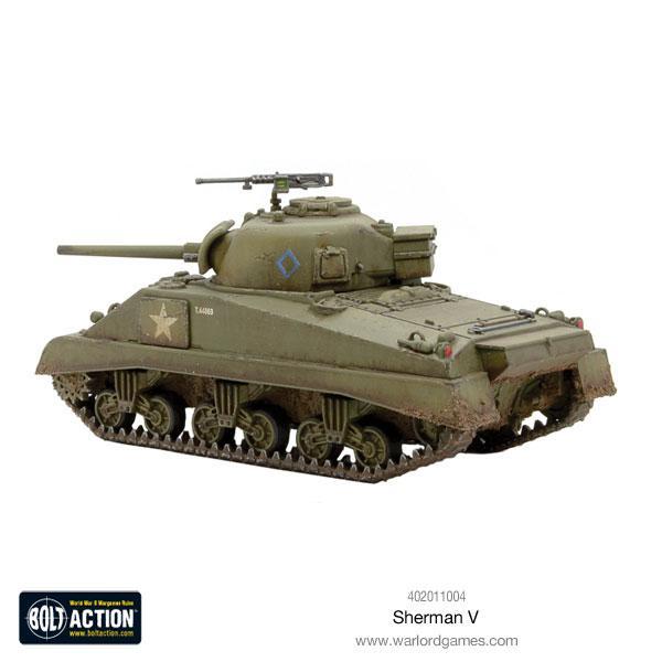 Bolt Action Sherman V Medium Tank Warlord Games