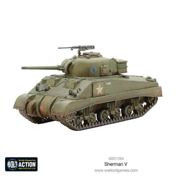 Bolt Action Sherman V Medium Tank Warlord Games