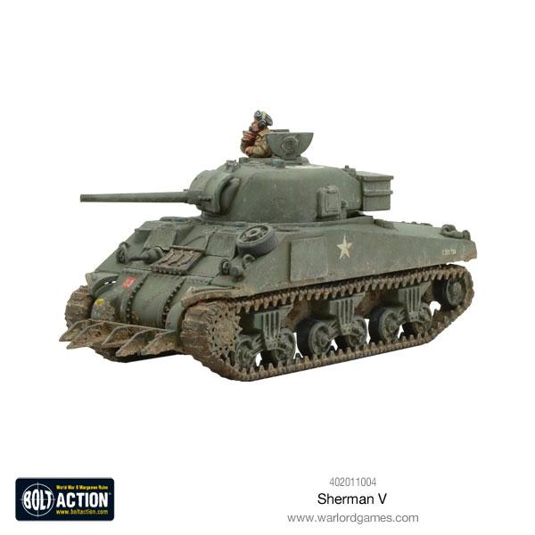 Bolt Action Sherman V Medium Tank Warlord Games