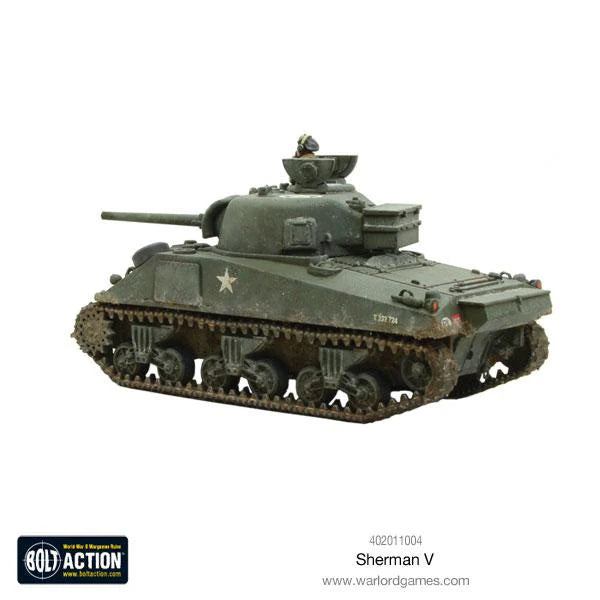 Bolt Action Sherman V Medium Tank Warlord Games