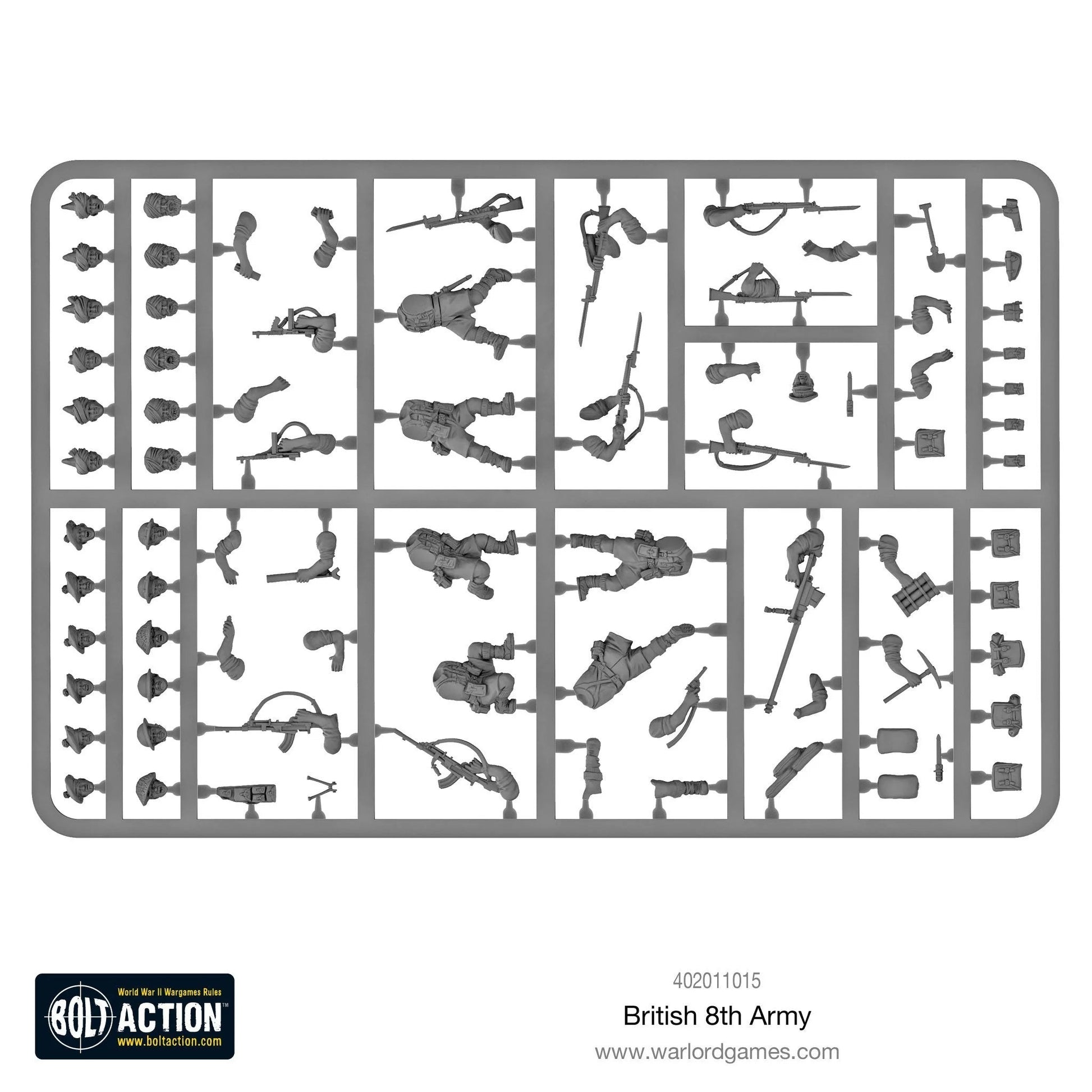 Bolt Action British 8th Army Platoon Warlord Games