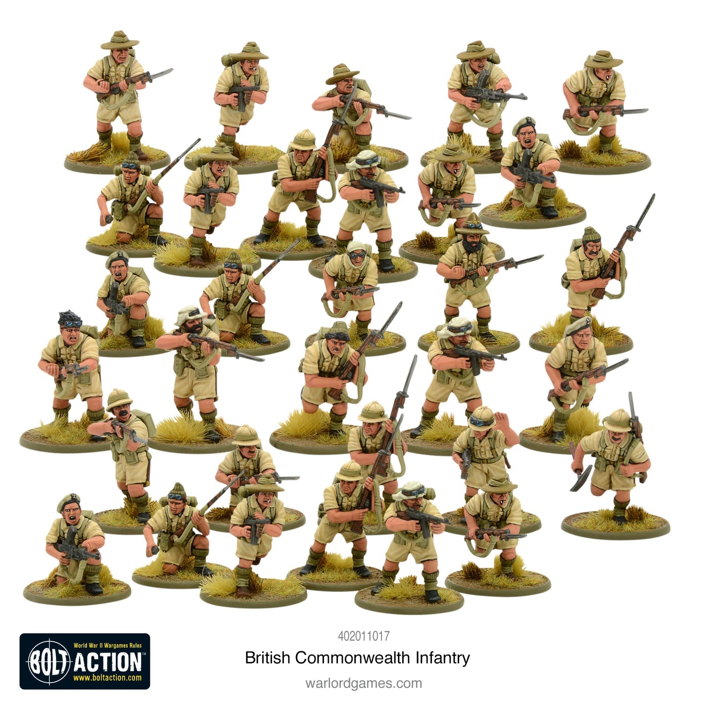 Bolt Action British Commonwealth Infantry Warlord Games