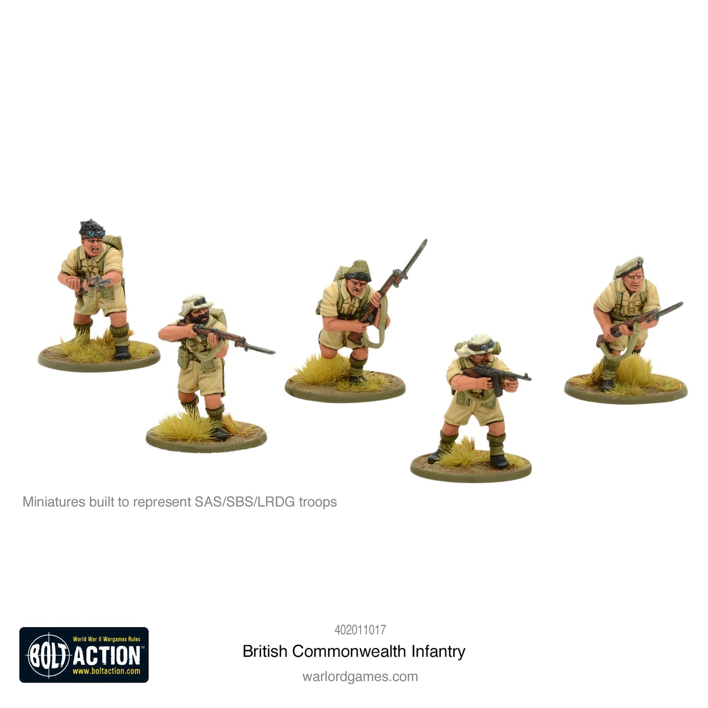 Bolt Action British Commonwealth Infantry Warlord Games