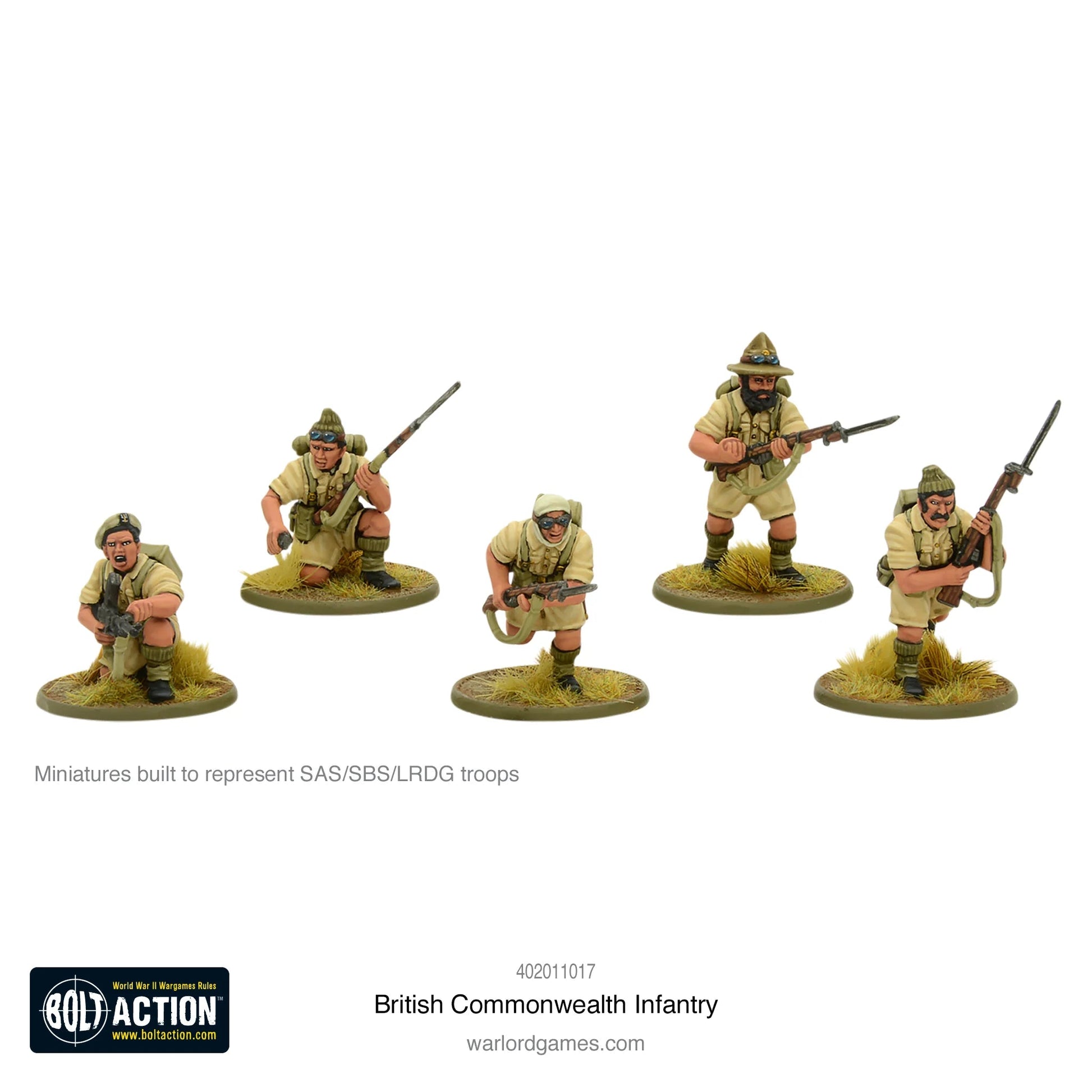 Bolt Action British Commonwealth Infantry Warlord Games