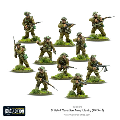 Bolt Action: British & Canadian Army Infantry (1943-45) - Cipolla Hobbies