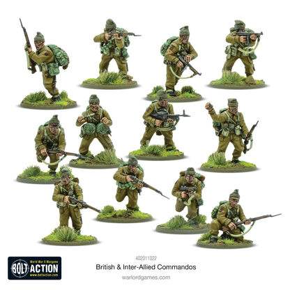 Bolt Action British & Inter-Allied Commandos Warlord Games