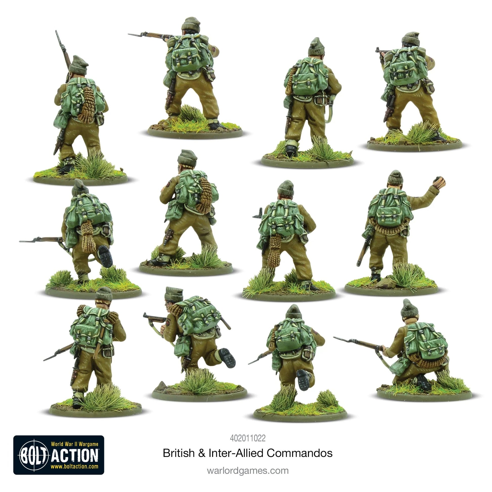 Bolt Action British & Inter-Allied Commandos Warlord Games