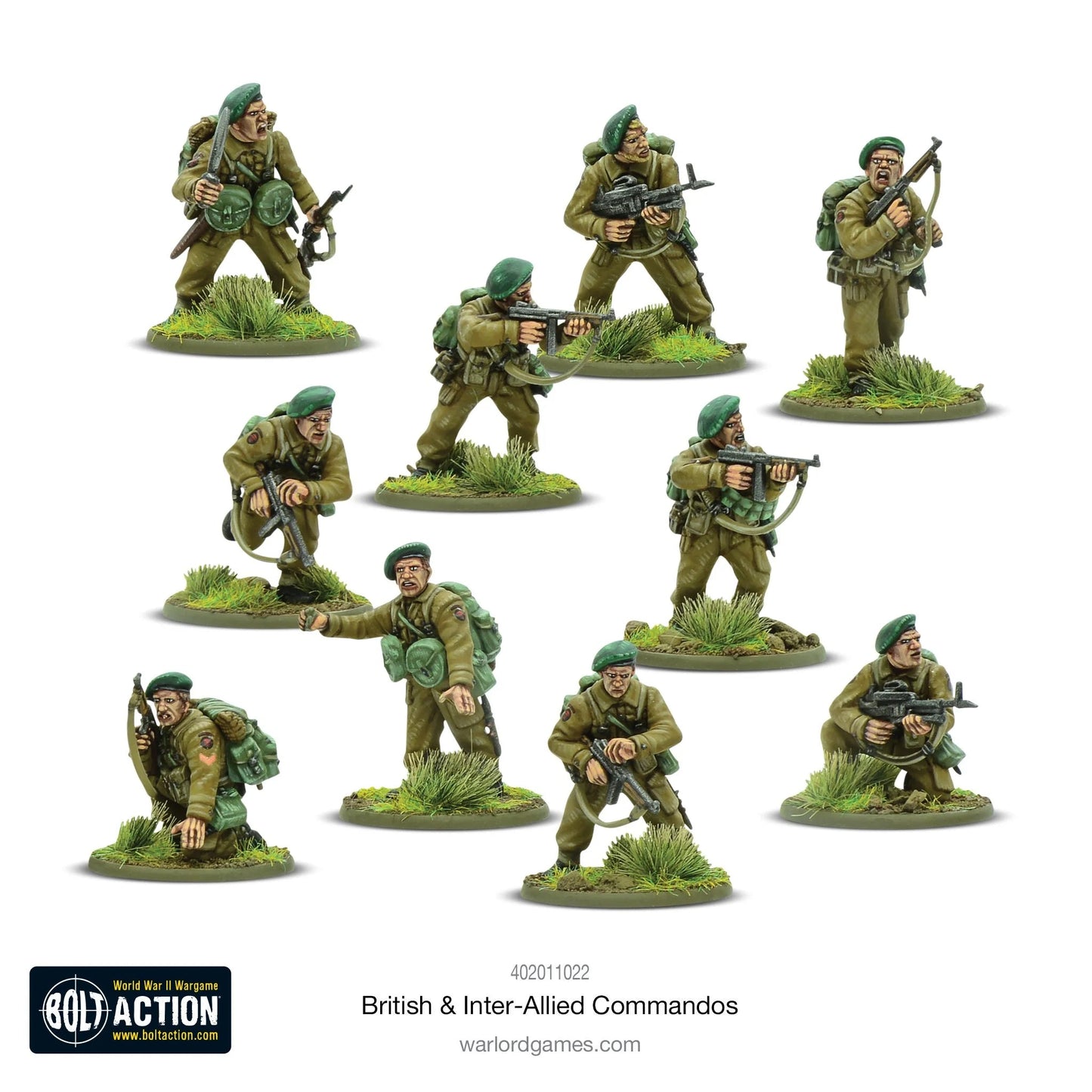 Bolt Action British & Inter-Allied Commandos Warlord Games