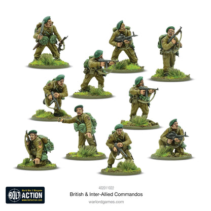 Bolt Action British & Inter-Allied Commandos Warlord Games