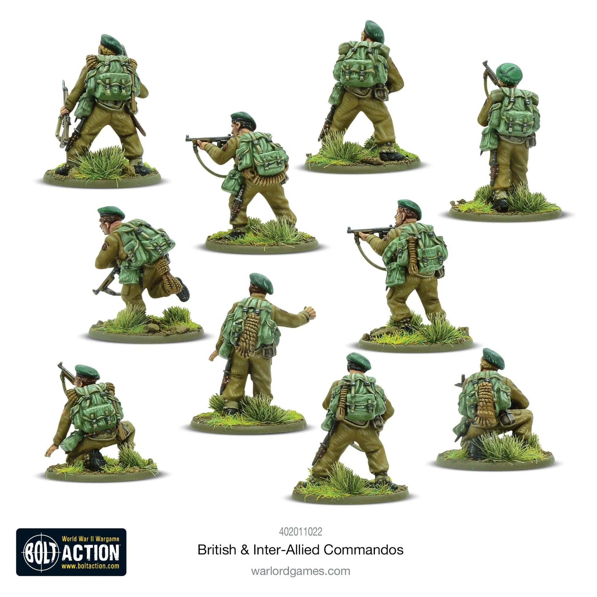 Bolt Action British & Inter-Allied Commandos Warlord Games