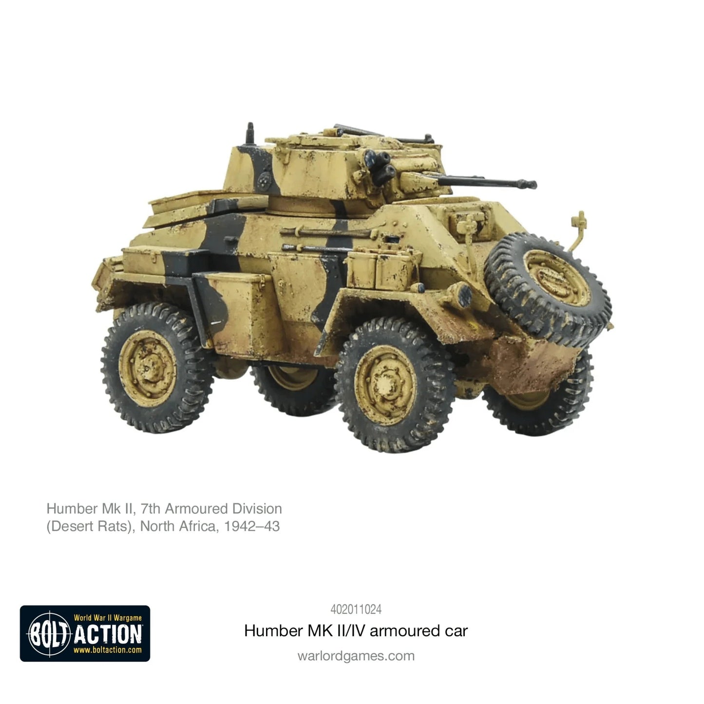 Bolt Action Humber Mk II/IV Armoured Car Warlord Games