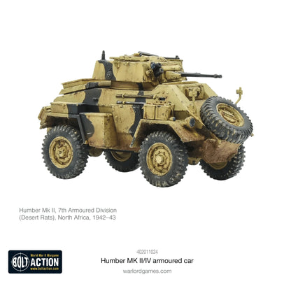 Bolt Action Humber Mk II/IV Armoured Car Warlord Games