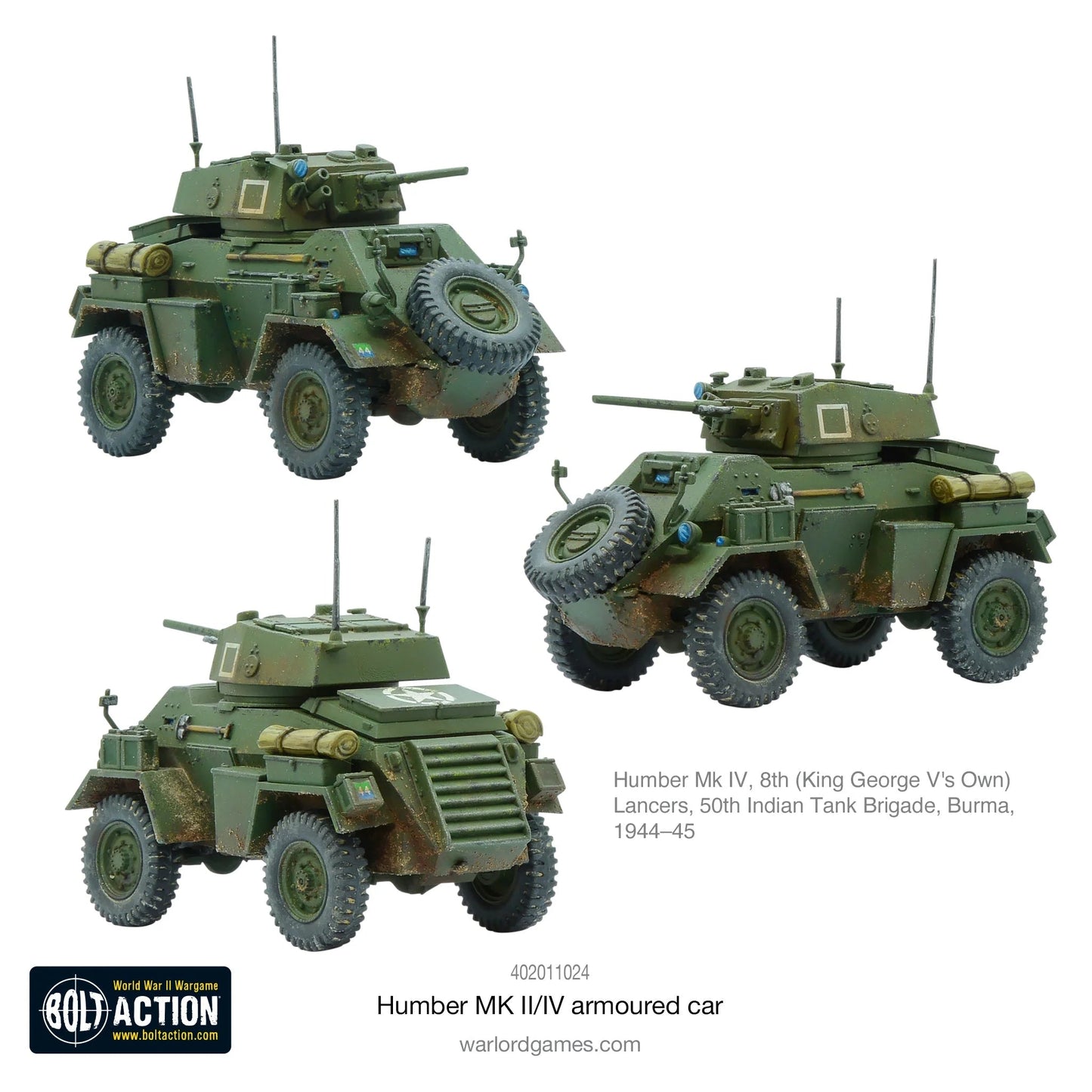 Bolt Action Humber Mk II/IV Armoured Car Warlord Games