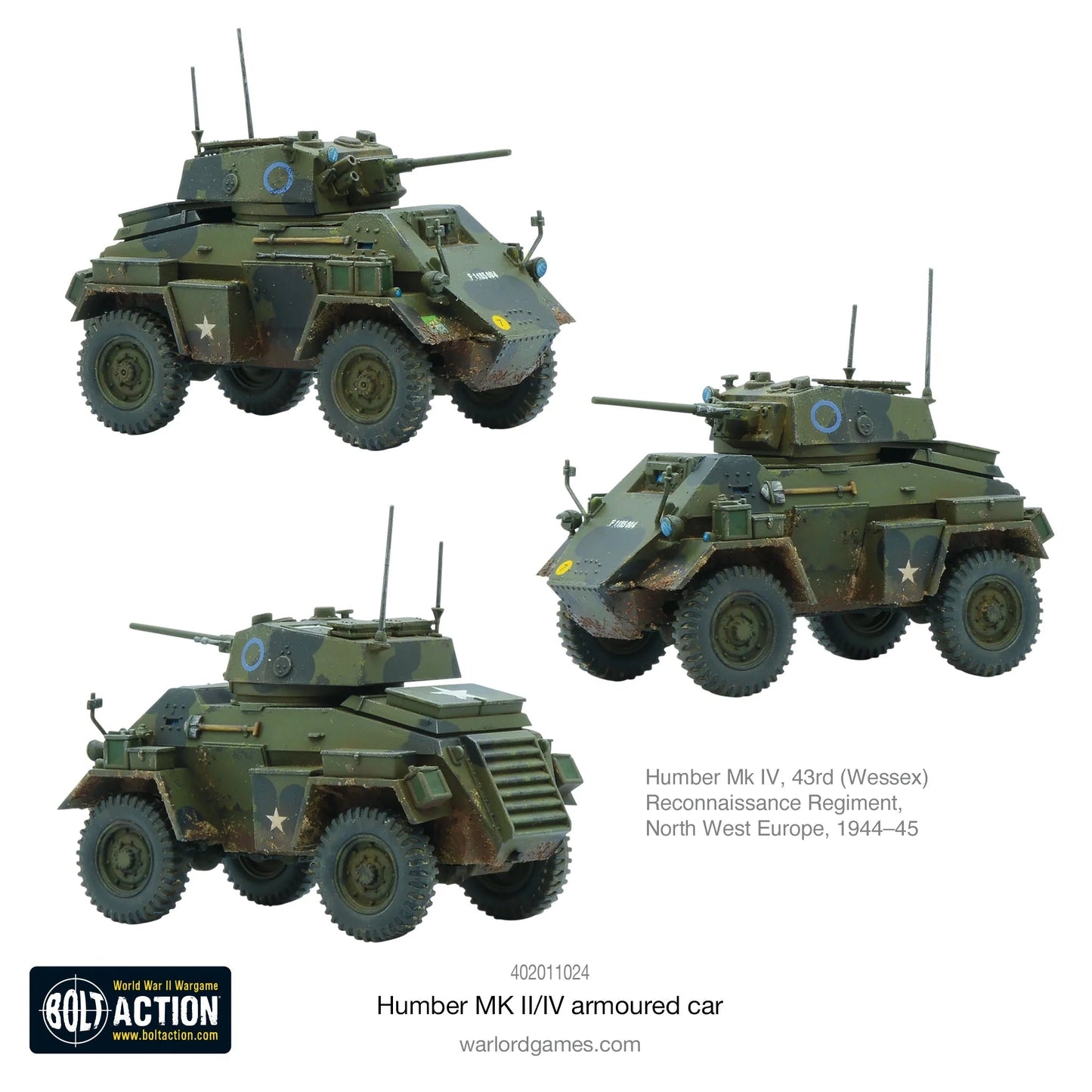 Bolt Action Humber Mk II/IV Armoured Car Warlord Games