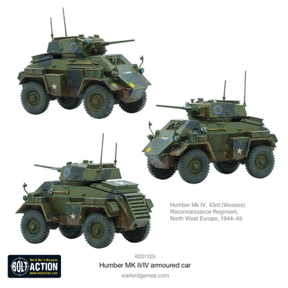 Bolt Action Humber Mk II/IV Armoured Car Warlord Games
