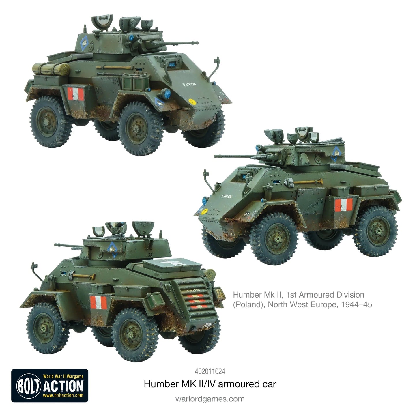 Bolt Action Humber Mk II/IV Armoured Car Warlord Games