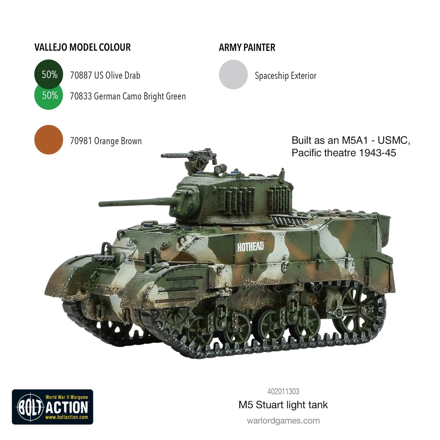 Bolt Action: M5 Stuart Light Tank