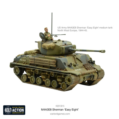 Bolt Action M4A3E8 Sherman Easy Eight Tank Warlord Games