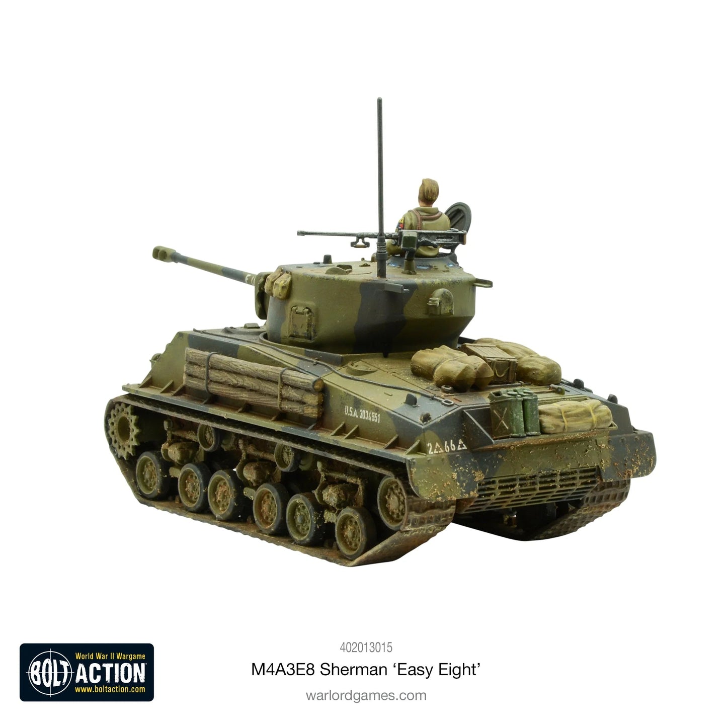 Bolt Action M4A3E8 Sherman Easy Eight Tank Warlord Games