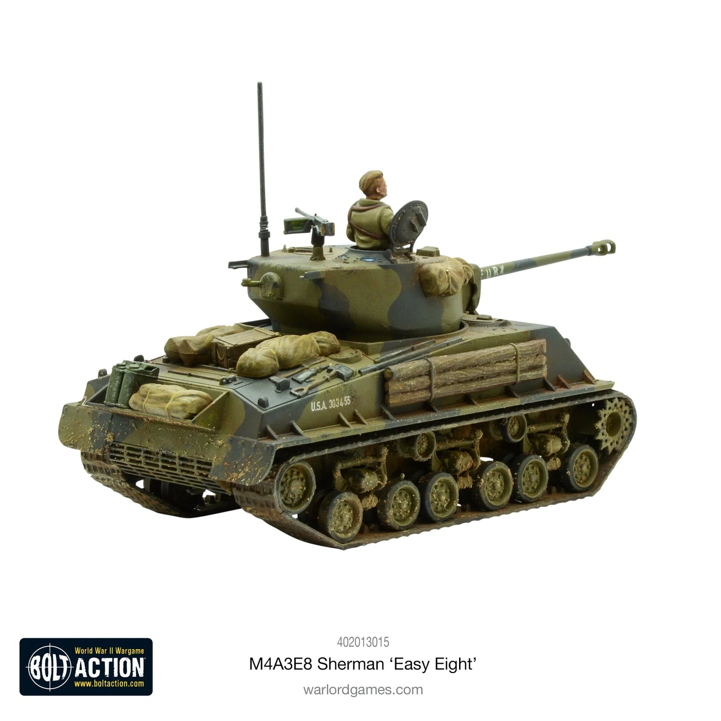 Bolt Action M4A3E8 Sherman Easy Eight Tank Warlord Games