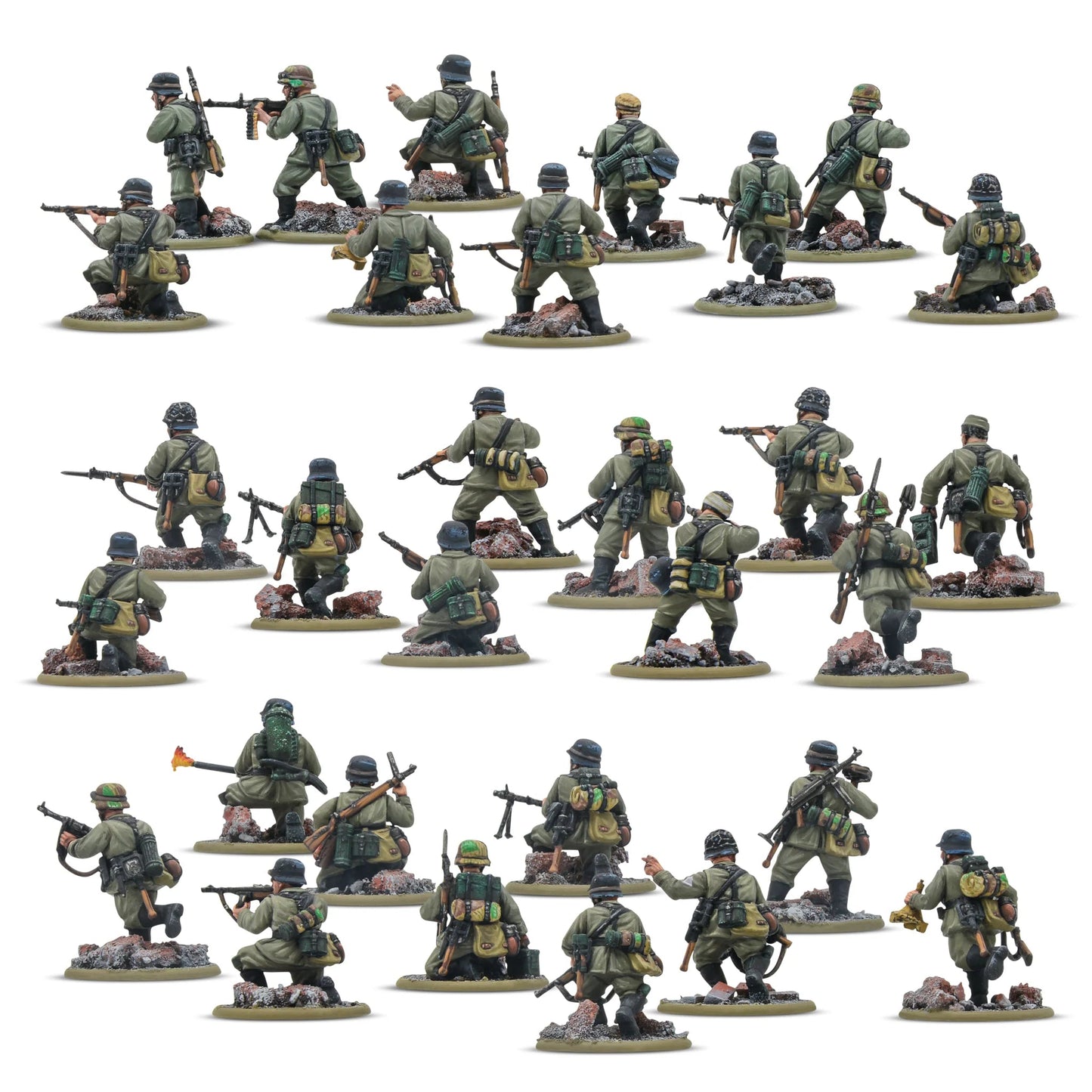 Bolt Action German Veteran Infantry Platoon Warlord Games