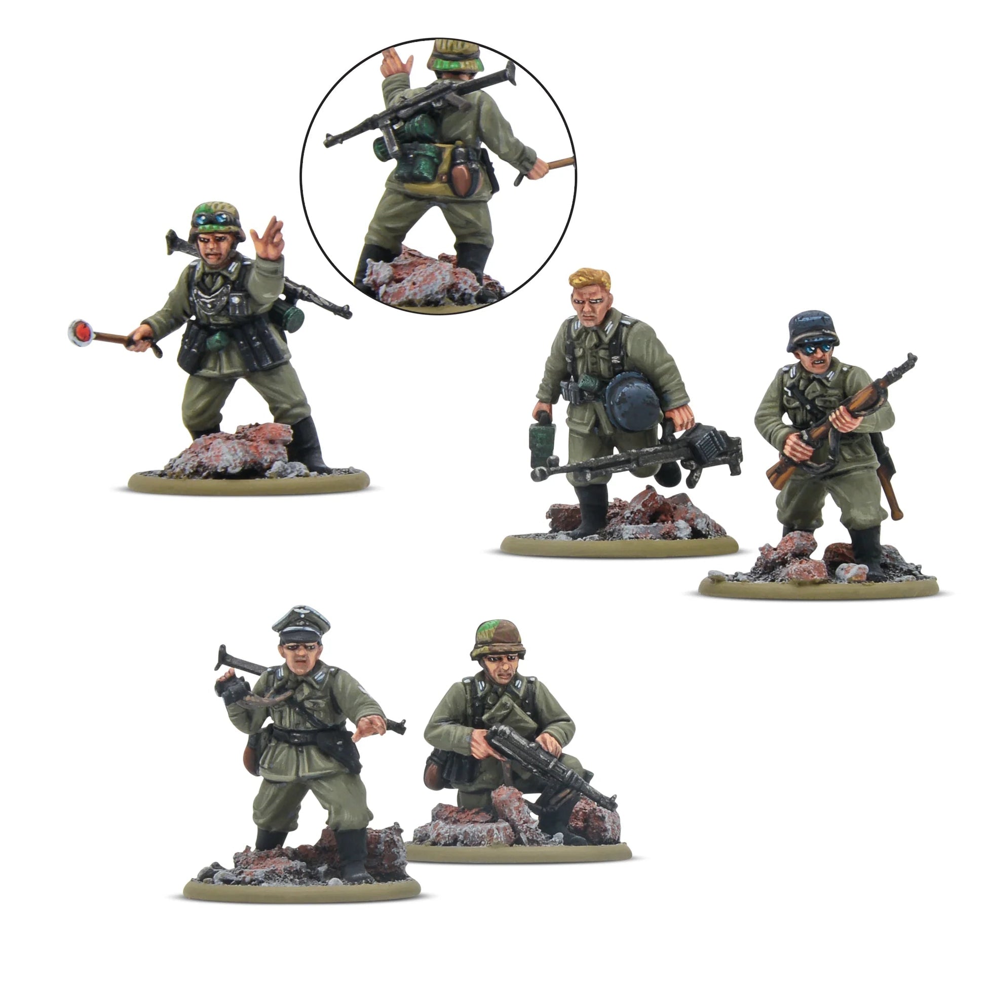 Bolt Action German Veteran Infantry Platoon Warlord Games