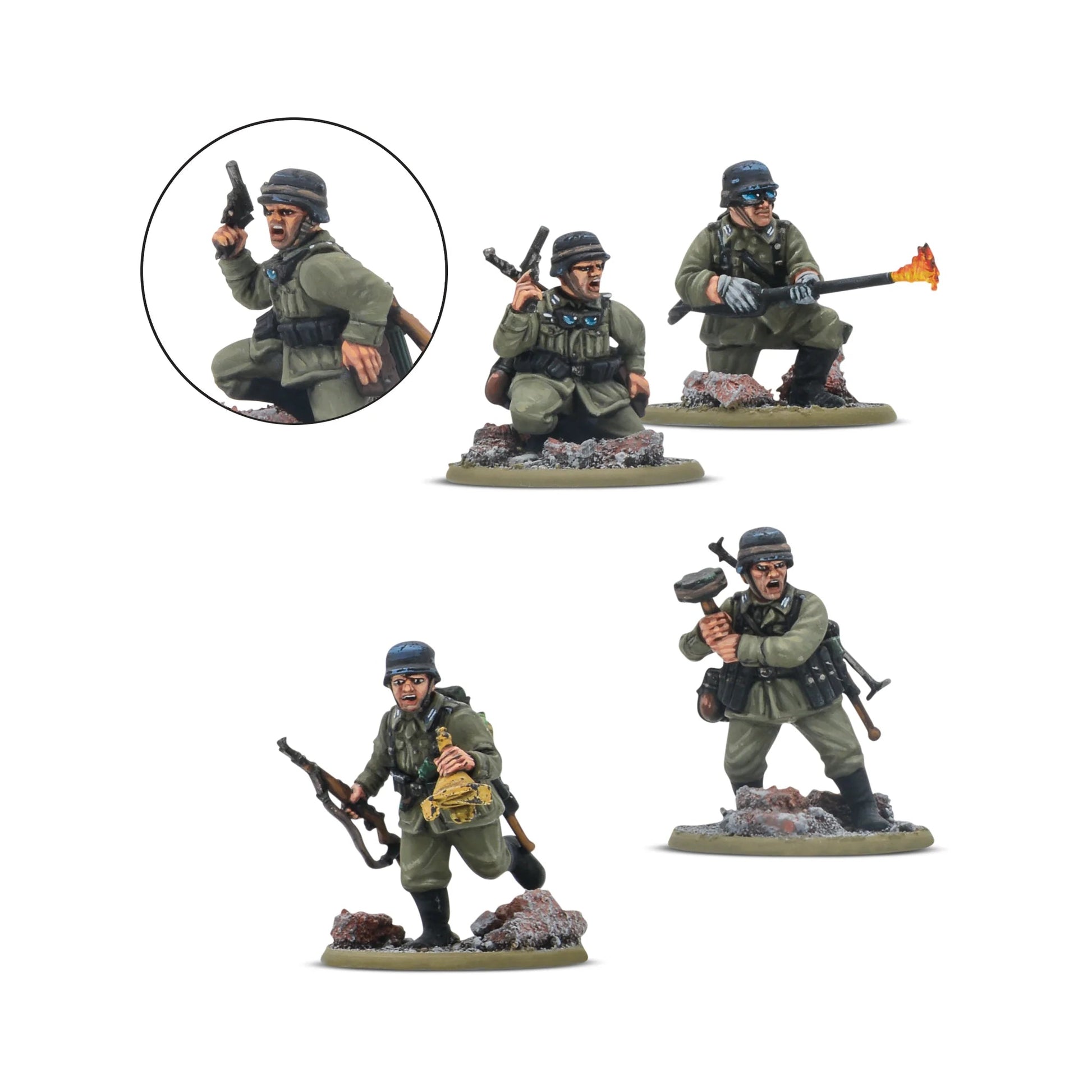 Bolt Action German Veteran Infantry Platoon Warlord Games