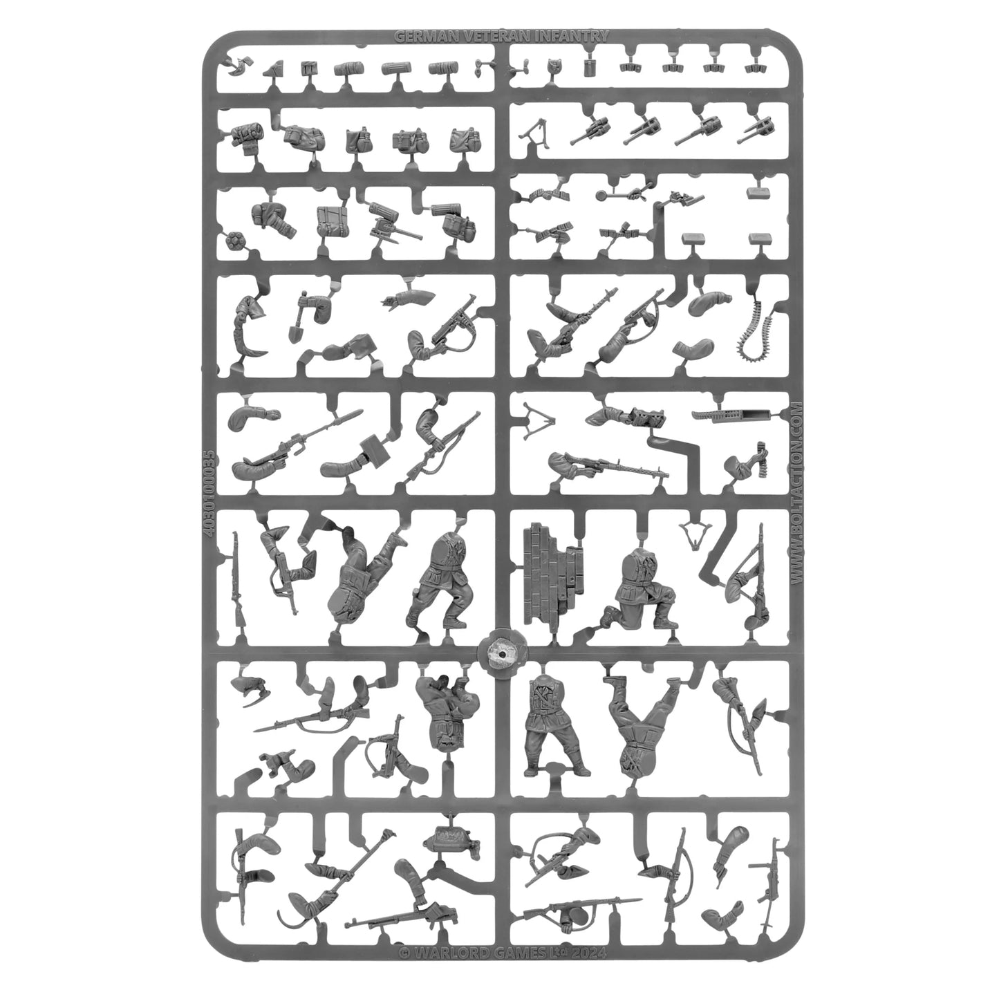 Bolt Action German Veteran Infantry Platoon Warlord Games