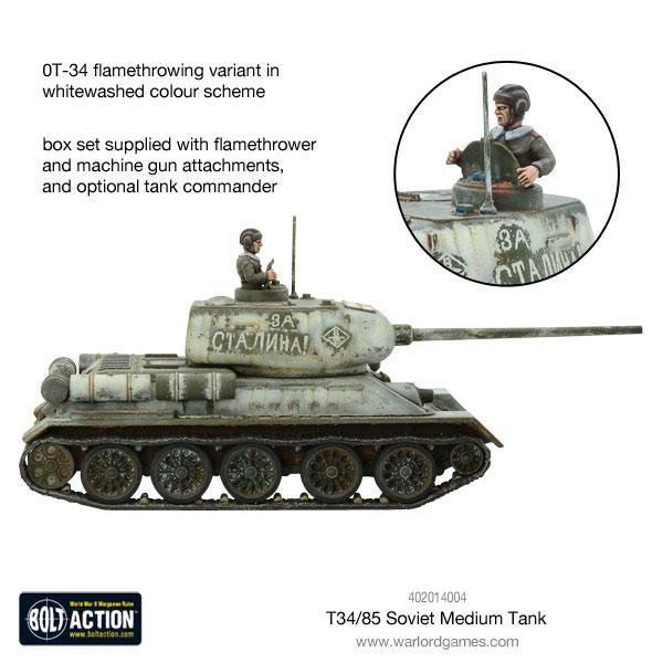 Bolt Action: T-34/85 Medium Tank - Cipolla Hobbies