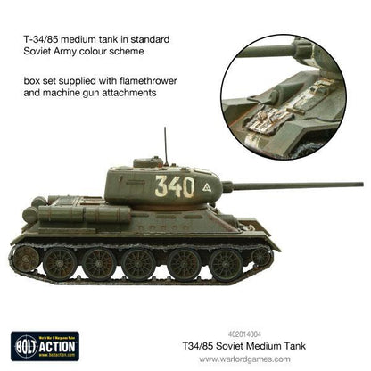 Bolt Action: T-34/85 Medium Tank - Cipolla Hobbies