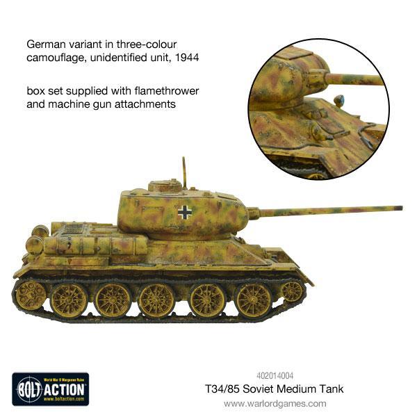 Bolt Action: T-34/85 Medium Tank - Cipolla Hobbies