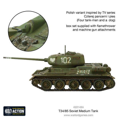 Bolt Action: T-34/85 Medium Tank - Cipolla Hobbies
