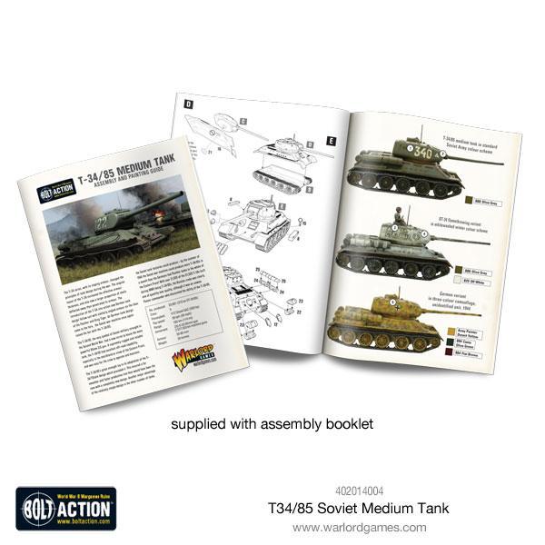 Bolt Action: T-34/85 Medium Tank - Cipolla Hobbies