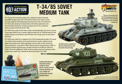 Bolt Action: T-34/85 Medium Tank - Cipolla Hobbies