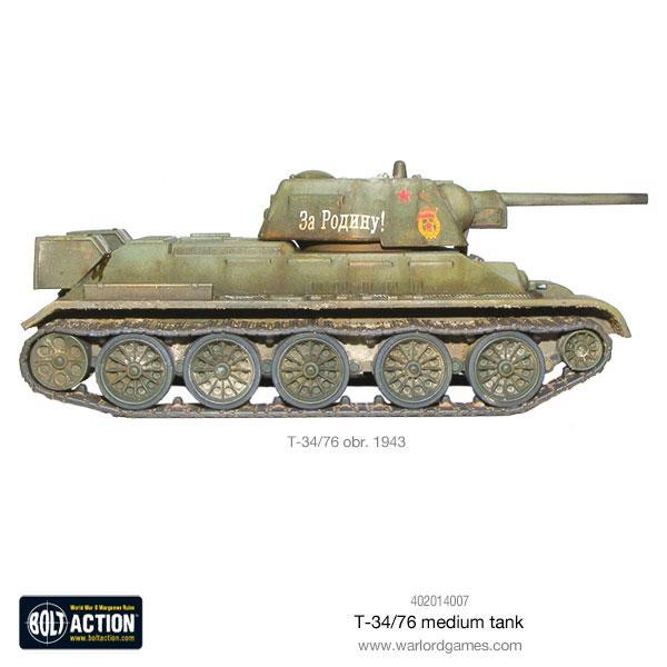 Bolt Action T-34/76 Medium Tank Warlord Games