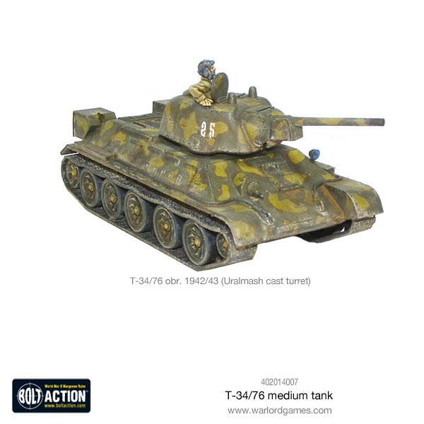 Bolt Action T-34/76 Medium Tank Warlord Games