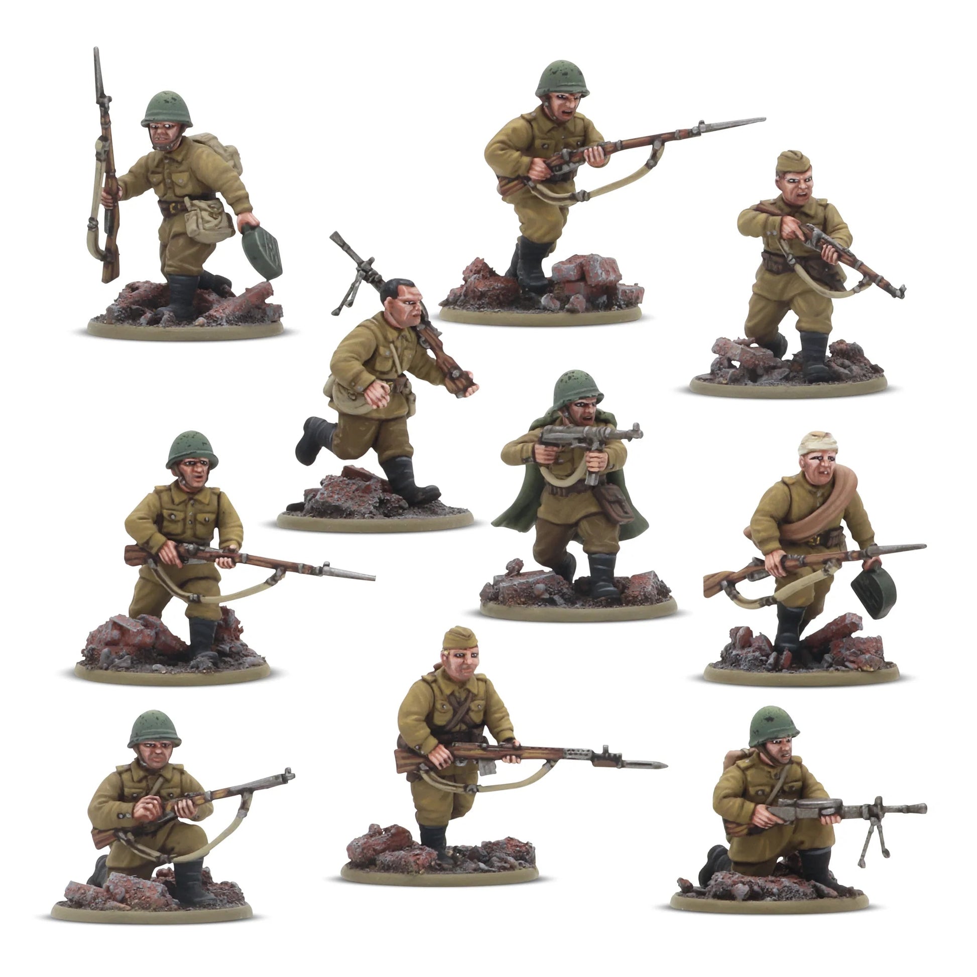 Bolt Action Soviet Army Infantry Platoon Warlord Games