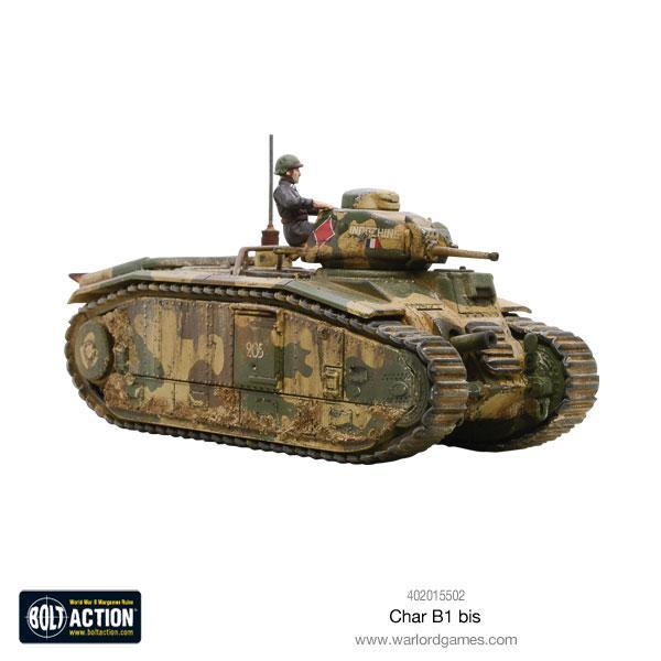 Bolt Action Char B1 bis Tank Warlord Games